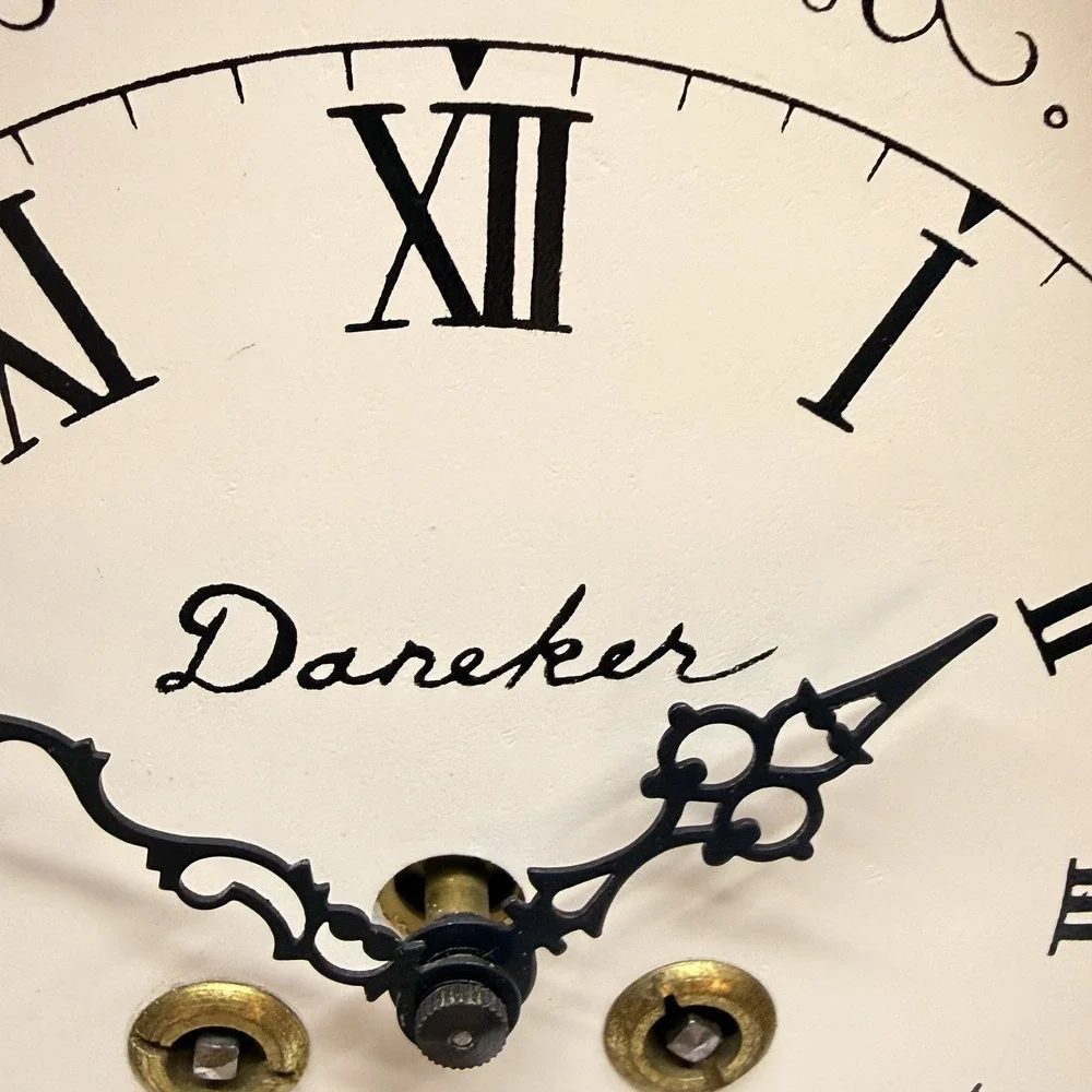 Vintage Daneker Steeple Clock German Movement Gothic Dark Academia No Key, READ